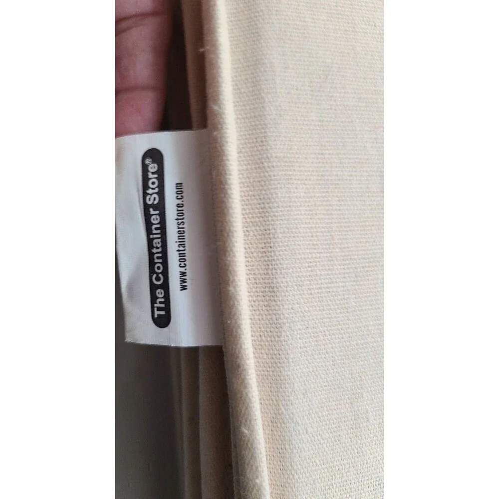 The Container Store 6-Compartment Hanging Closet Organizer Canvas Shelves